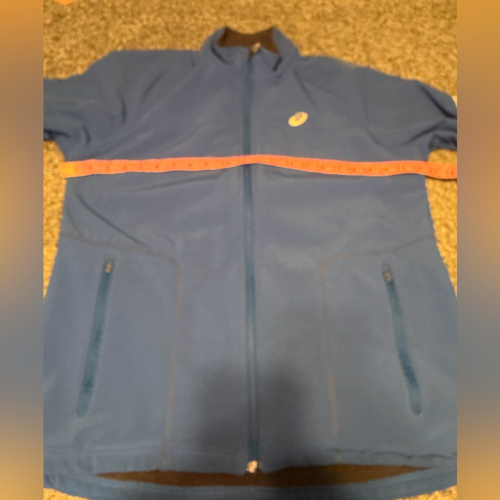 ASICS Men's Vibrant Blue Performance Jacket - Picture 7 of 16
